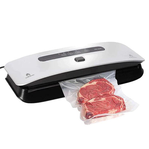 E-Macht Food Vacuum Sealer Machine Strong Suction Power Dry and Moist Mode Starter Kit for Food Preservation and Sous Vide