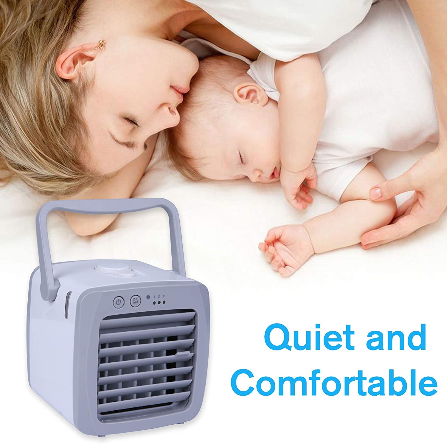 E-Macht Portable Evaporative Air Conditioner Cooler Small Cooling Fan with USB Charge | e-macht.com