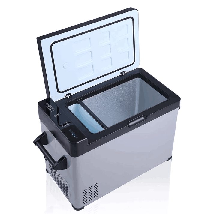 E-Macht Car Refrigerator 52 Quart 12V/24V DC Portable Refrigerator Freezer Electric Cooler -7.6℉ - 68℉ for RV | e-macht.com