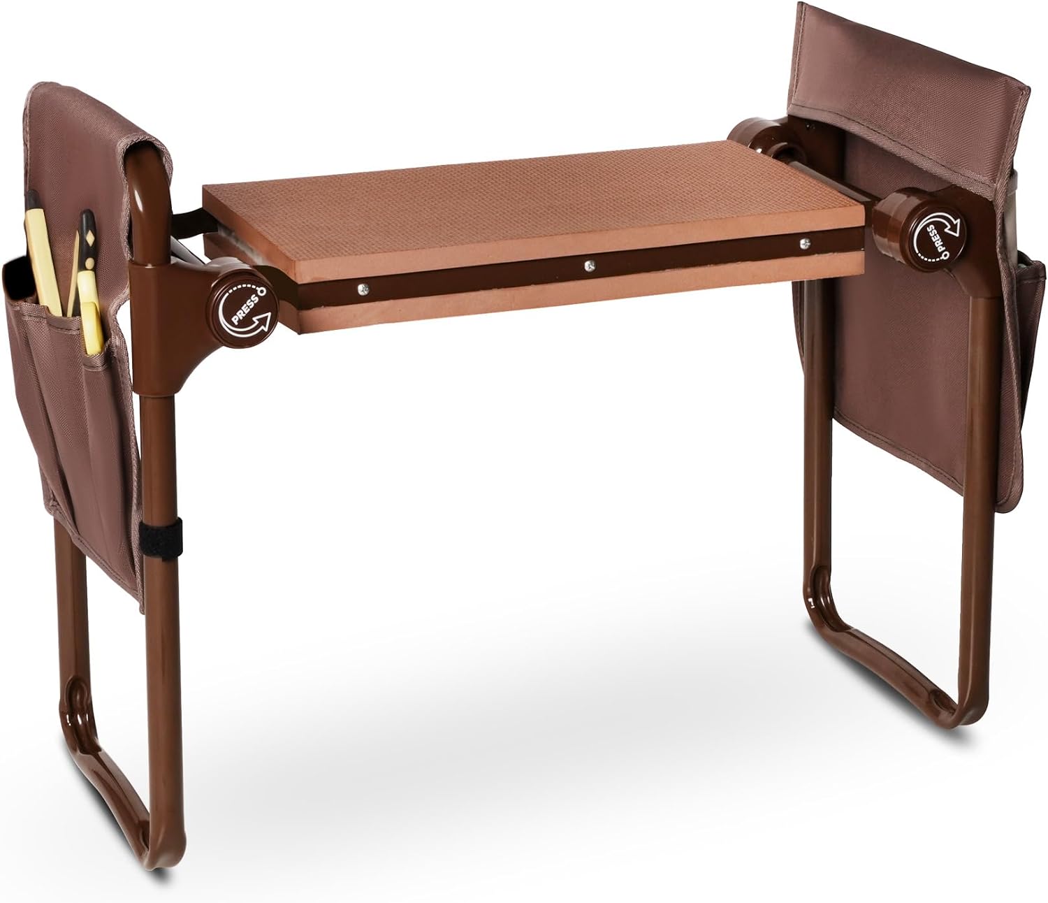 Ergonomic Garden Kneeler and Seat Bench Garden Workseat Folding Gardening Bench