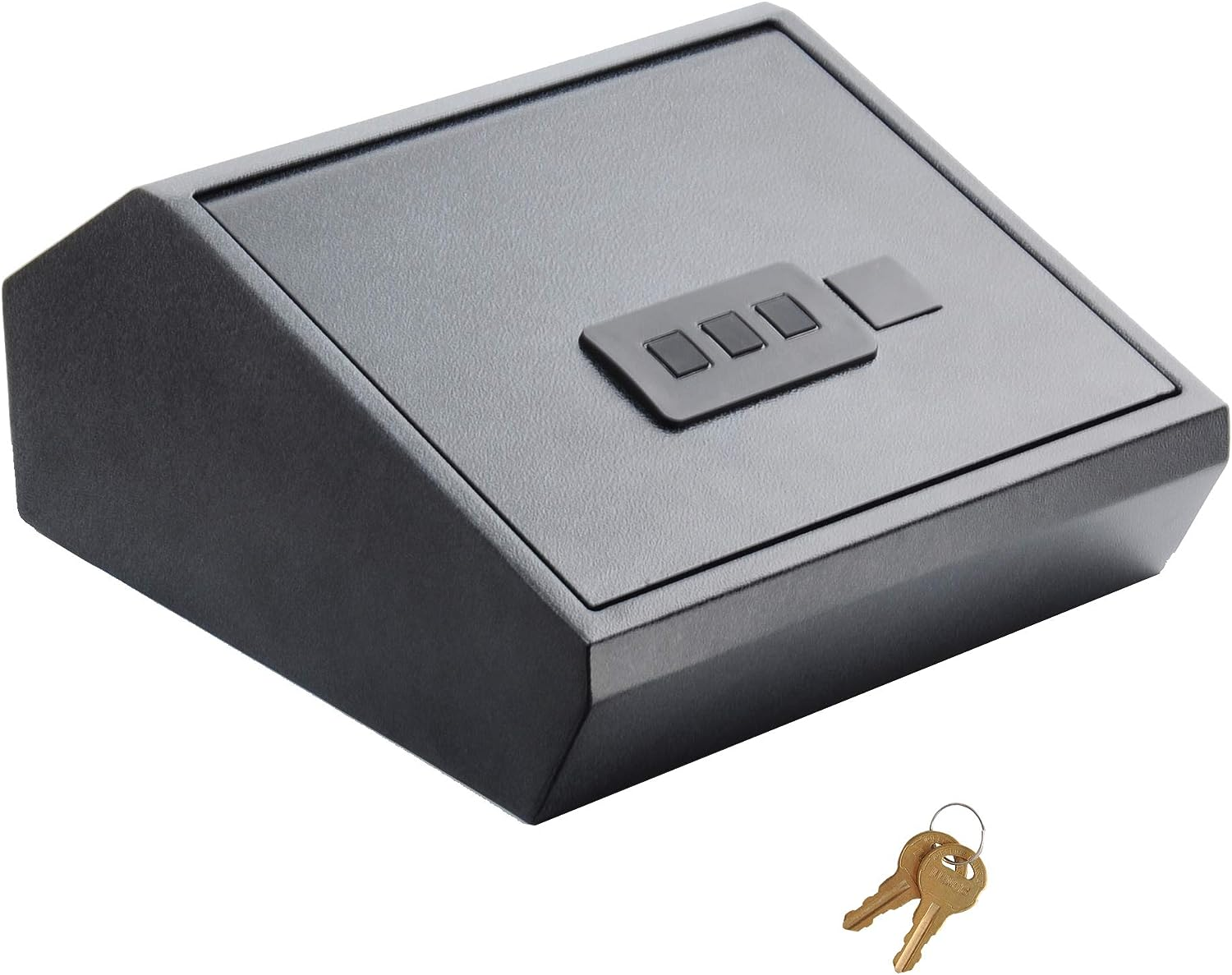 E-Macht Top Open Keypad Safe with LED Display, Cabinet Safes 0.4 Cubic Feet Black