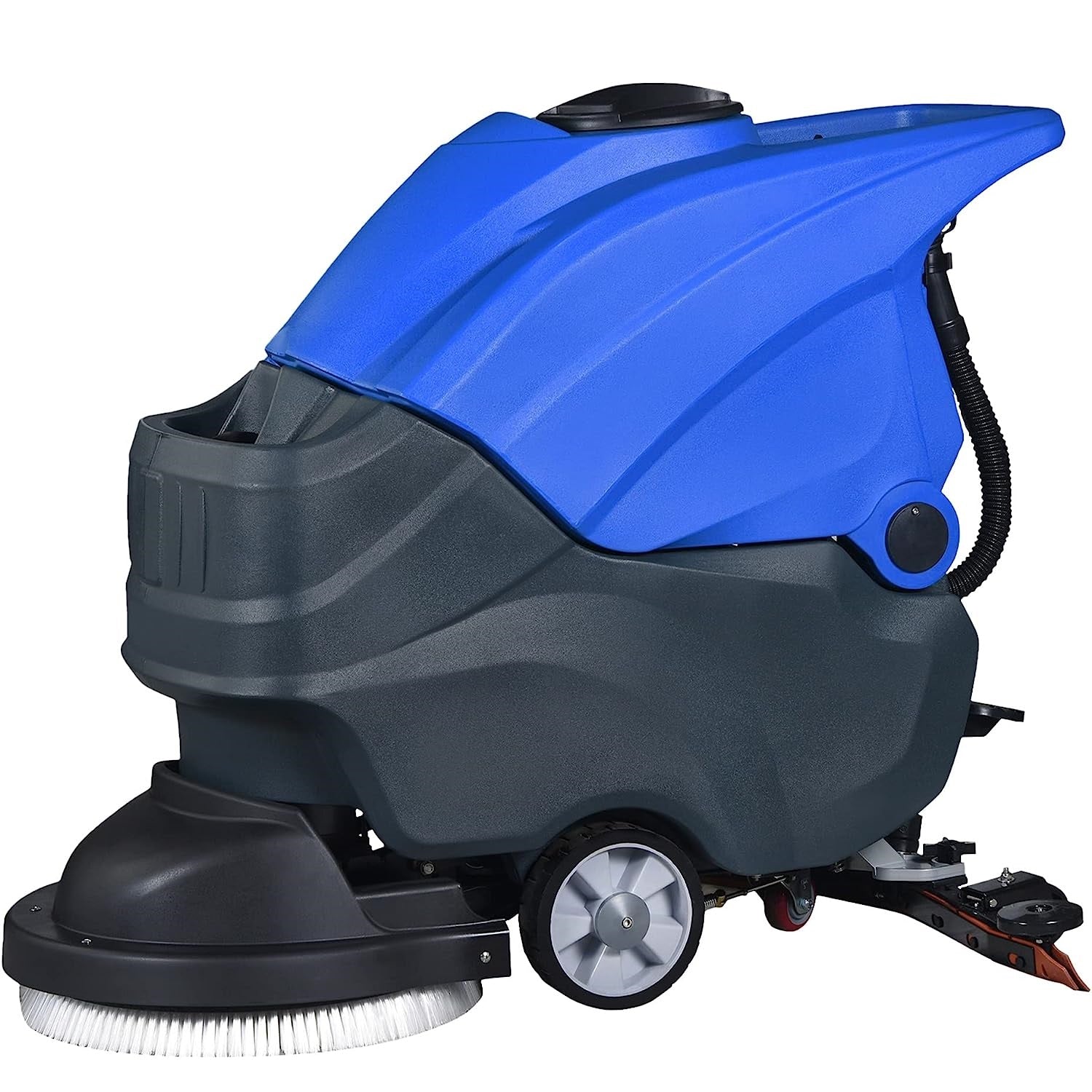 E-Macht Electric Walk Behind Auto Floor Scrubber, 20.8" Brush Diameter | e-macht.com