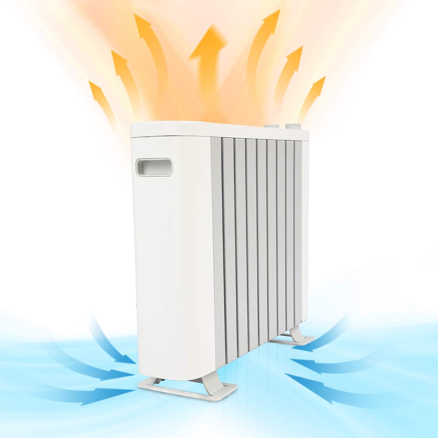 1000W Radiant Heater with Thermostat & Overheat Safety for Indoor Use | e-macht.com