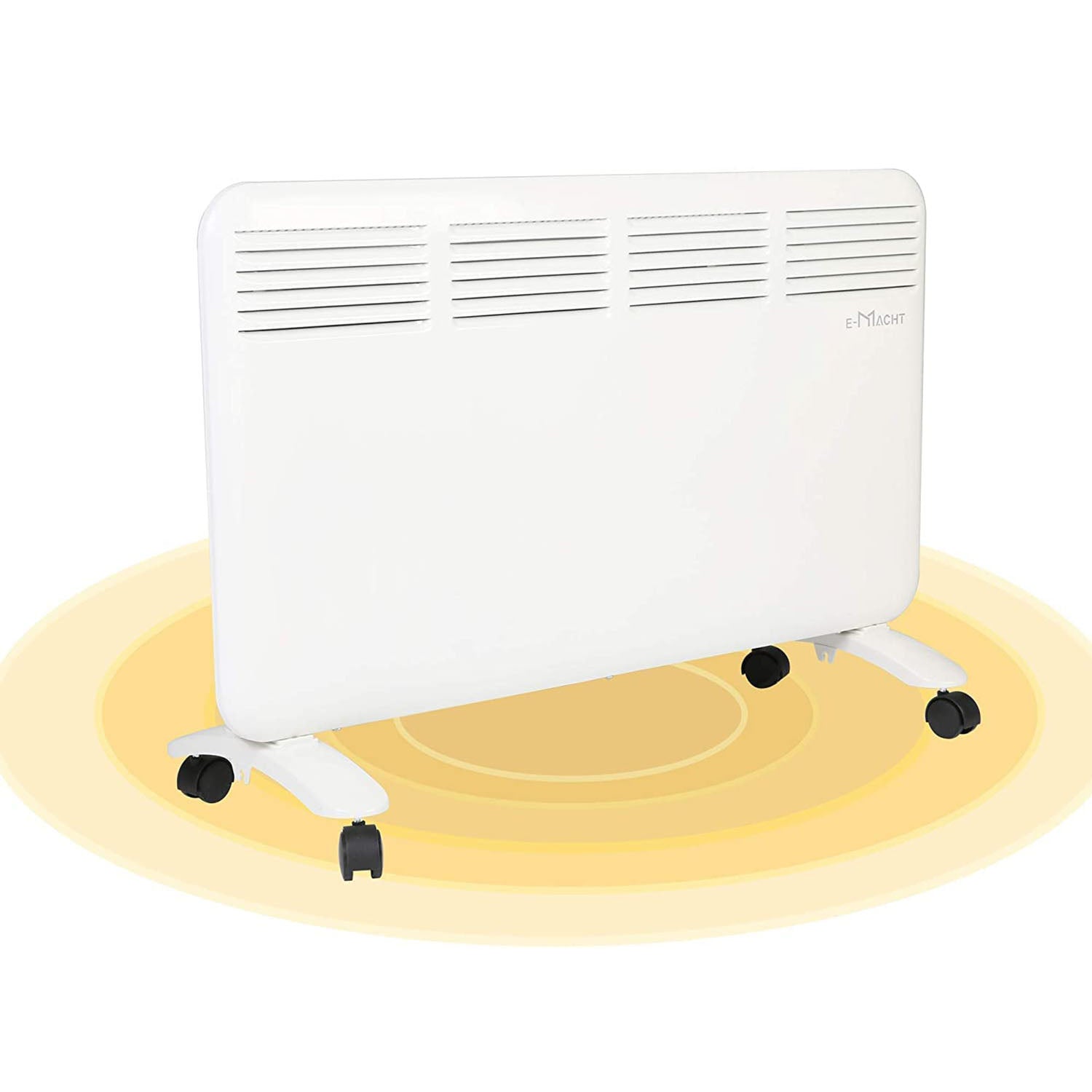 1500W Electric Convection Heater Space Heaters Freestanding /Wall Mounted Floor Heater with Thermostat